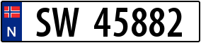 Truck License Plate